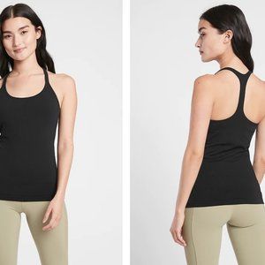athleta renew seamless support top in black size medium